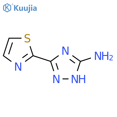 5-Amino-3-(2-thiazolyl)-1H-1,2,4-triazole structure