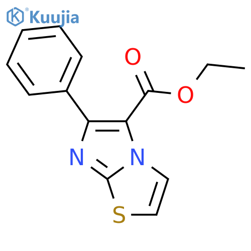 Ethyl 6-phenylimidazo[2,1-b]thiazole-5-carboxylate structure