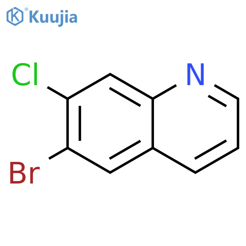 6-Bromo-7-chloroquinoline structure