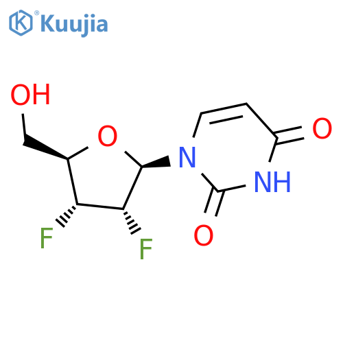 Uridine,2',3'-dideoxy-2',3'-difluoro- (9CI) structure