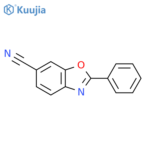 2-Phenylbenzo[d]oxazole-6-carbonitrile structure