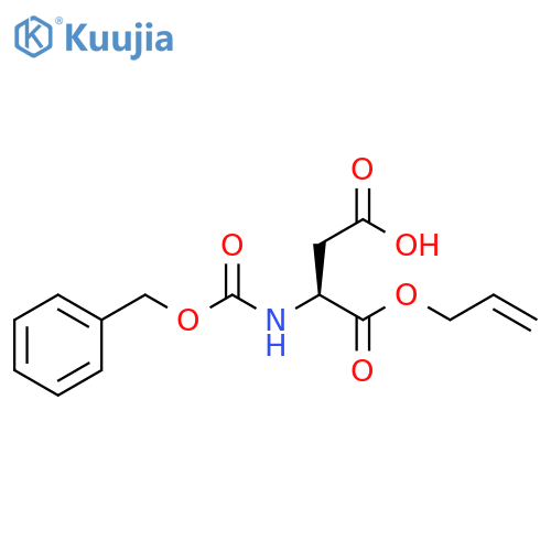 1-(2-Propen-1-yl) hydrogen N-[(phenylmethoxy)carbonyl]-L-aspartate structure