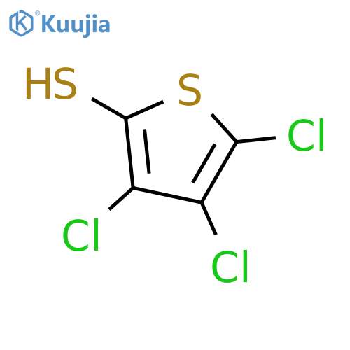 3,4,5-Trichlorothiophene-2-thiol structure