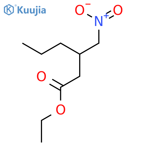 Ethyl 3-(nitromethyl)hexanoate structure
