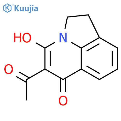 5-acetyl-4-hydroxy-1,2-dihydro-6h-pyrrolo[3,2,1-ij]quinolin-6-one structure