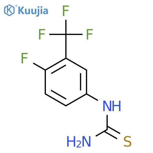 Thiourea, [4-fluoro-3-(trifluoromethyl)phenyl]- structure