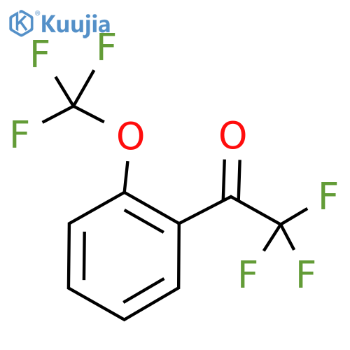 2,2,2-trifluoro-1-2-(trifluoromethoxy)phenylethan-1-one structure