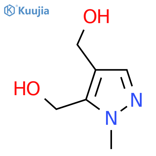 [5-(hydroxymethyl)-1-methyl-pyrazol-4-yl]methanol structure