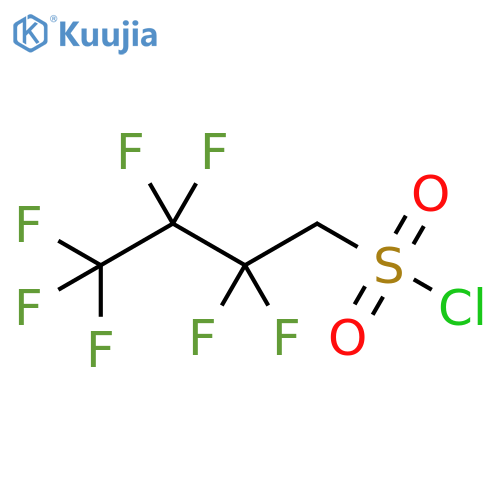 2,2,3,3,4,4,4-heptafluorobutane-1-sulfonyl chloride structure