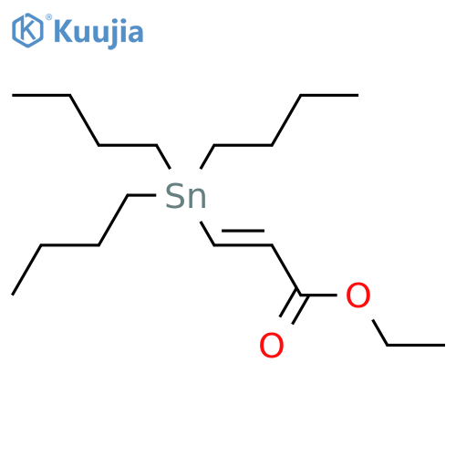 Ethyl-3-(tri-N-butyltin)propenoate structure