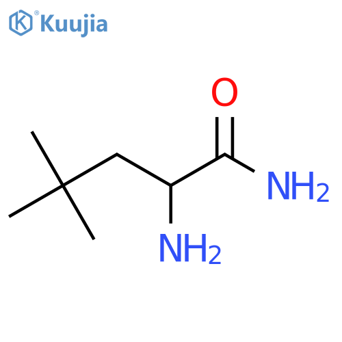 2-Amino-4,4-dimethylpentanamide structure