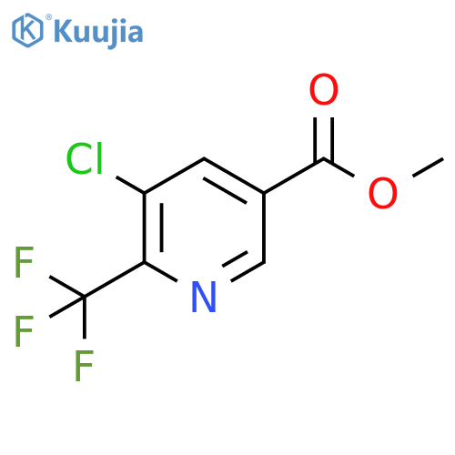 methyl 5-chloro-6-(trifluoromethyl)pyridine-3-carboxylate structure