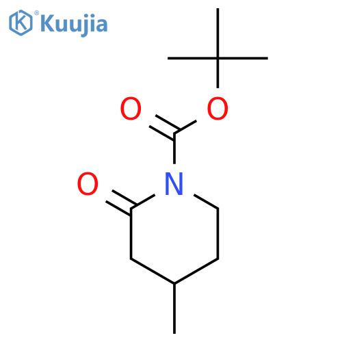 tert-butyl 4-methyl-2-oxopiperidine-1-carboxylate structure