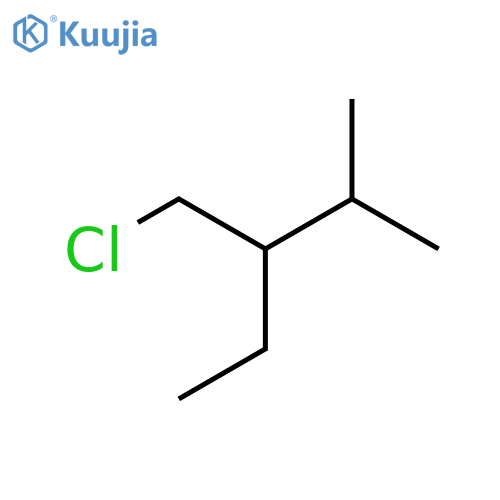 3-(Chloromethyl)-2-methylpentane structure