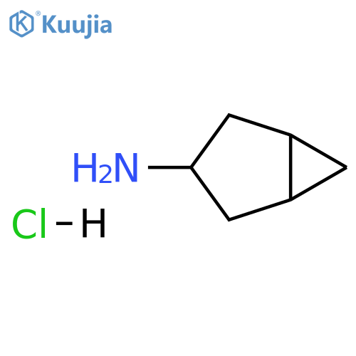 rel-(1R,3s,5S)-bicyclo[3.1.0]hexan-3-amine;hydrochloride structure