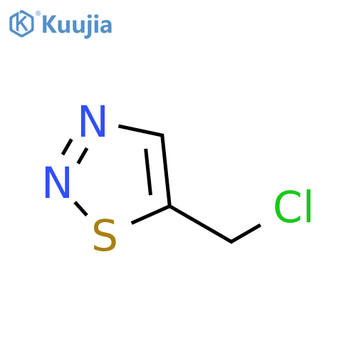 5-(chloromethyl)-1,2,3-thiadiazole structure