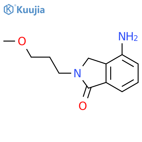 4-Amino-2,3-dihydro-2-(3-methoxypropyl)-1H-isoindol-1-one structure