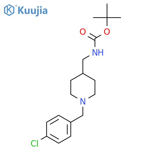 Tert-Butyl [1-(4-chlorobenzyl)piperidin-4-yl]methylcarbamate structure