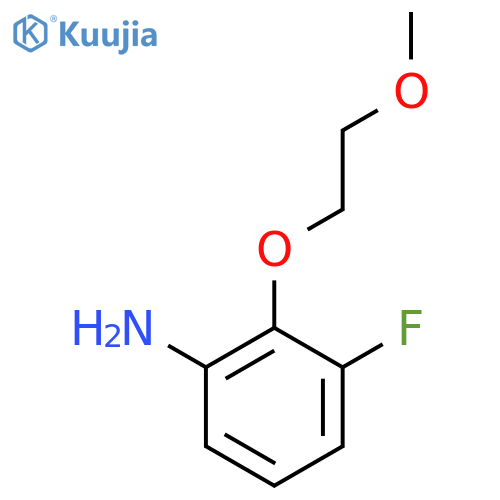 3-Fluoro-2-(2-methoxyethoxy)aniline structure