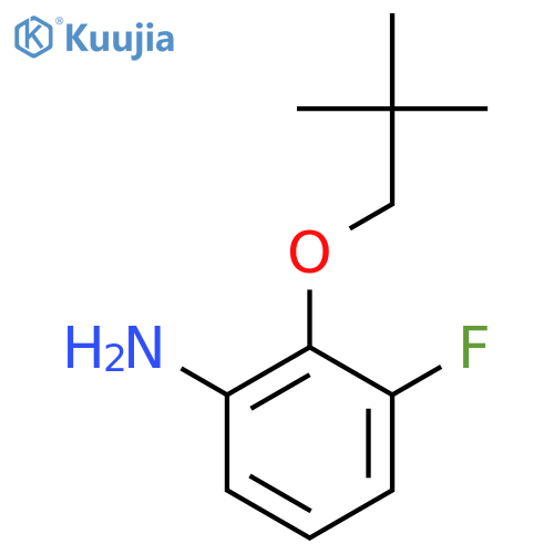 3-Fluoro-2-(neopentyloxy)aniline structure