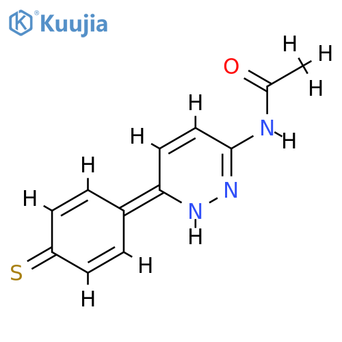 N-6-(4-sulfanylphenyl)pyridazin-3-ylacetamide structure