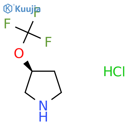 (3S)-3-(trifluoromethoxy)pyrrolidine structure
