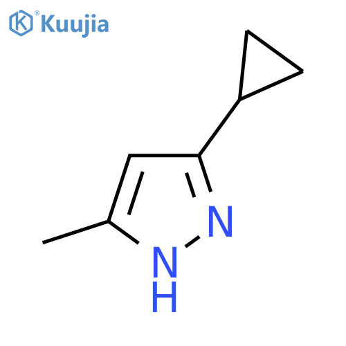 5-Cyclopropyl-3-methyl-1H-pyrazole structure