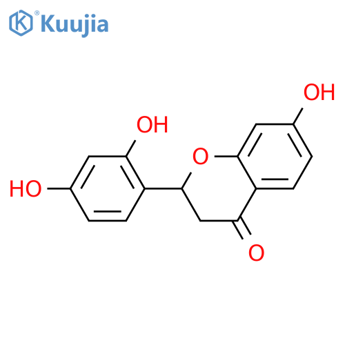 2',4',7-trihydroxy-(2S)-flavanone structure