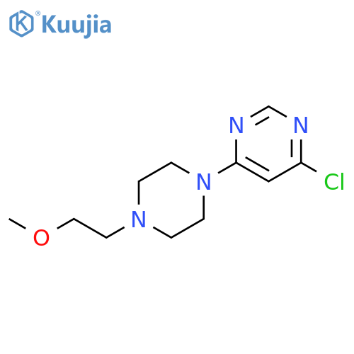 4-chloro-6-(4-(2-methoxyethyl)piperazin-1-yl)pyrimidine structure