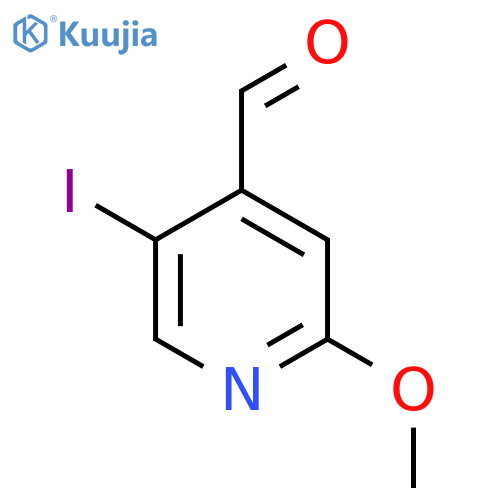 5-Iodo-2-methoxyisonicotinaldehyde structure
