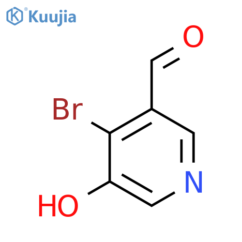 4-Bromo-5-hydroxynicotinaldehyde structure