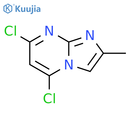 5,7-dichloro-2-methyl-Imidazo[1,2-a]pyrimidine structure