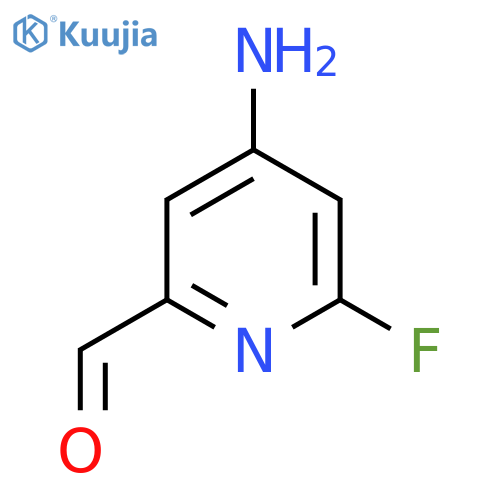 4-Amino-6-fluoropicolinaldehyde structure