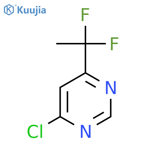 4-chloro-6-(1,1-difluoroethyl)pyrimidine structure