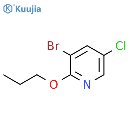3-bromo-5-chloro-2-propoxypyridine structure