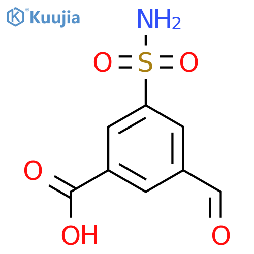 3-formyl-5-sulfamoylbenzoic acid structure
