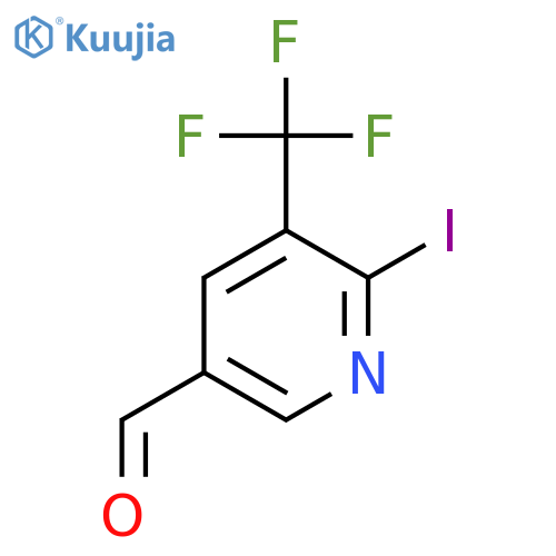 6-Iodo-5-(trifluoromethyl)nicotinaldehyde structure