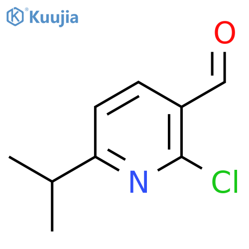 2-chloro-6-propan-2-ylpyridine-3-carbaldehyde structure