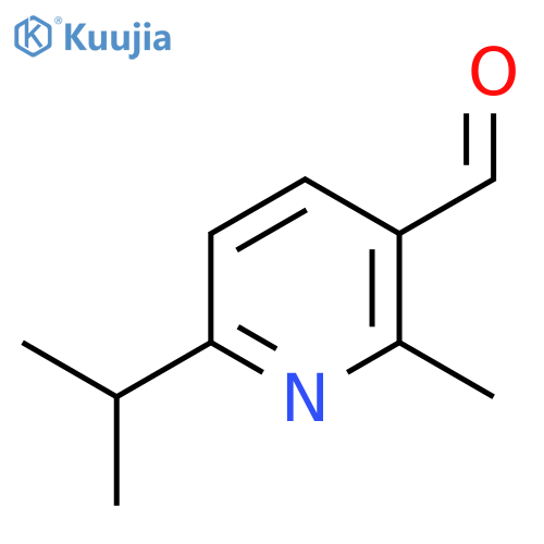 2-methyl-6-(propan-2-yl)pyridine-3-carbaldehyde structure