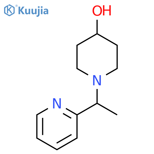 1-(1-(Pyridin-2-yl)ethyl)piperidin-4-ol structure