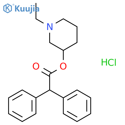 Piperidolate hydrochloride structure