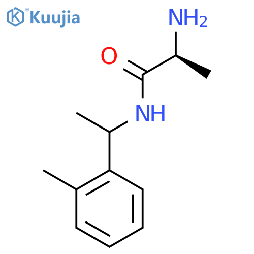 (2S)-2-Amino-N-[1-(2-methylphenyl)ethyl]propanamide structure