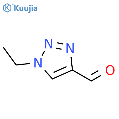 1-ethyl-1H-1,2,3-triazole-4-carbaldehyde structure