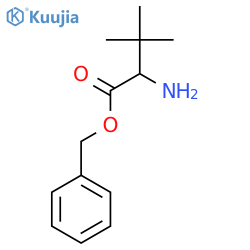benzyl 2-amino-3,3-dimethylbutanoate structure