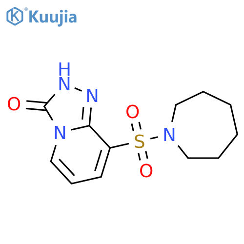 8-(Azepan-1-ylsulfonyl)1,2,4triazolo-4,3-apyridin-3(2H)-one structure