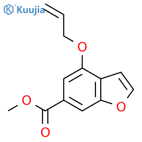 Methyl 4-(allyloxy)-1-benzofuran-6-carboxylate structure
