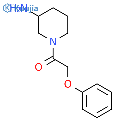 1-(3-Aminopiperidin-1-yl)-2-phenoxyethan-1-one structure