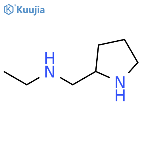 ethyl[(pyrrolidin-2-yl)methyl]amine structure