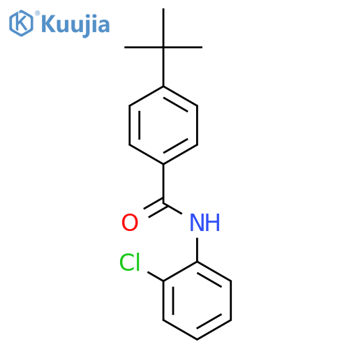 4-tert-butyl-N-(2-chlorophenyl)benzamide structure