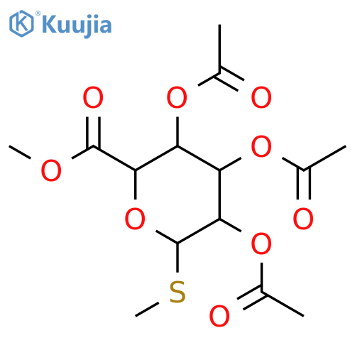 b-D-Galactopyranosiduronic acid,methyl 1-thio-, methyl ester, triacetate (9CI) structure